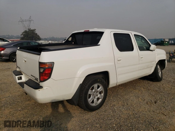 2006 Honda Ridgeline RTL with VIN 2HJYK16536H550914, listed as a Copart auction lot 75486594 with 214,347 mi miles and Salvage Title. Bid and sale history available at carsss.com. Image 3.