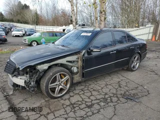 2007 Mercedes-Benz E 63 AMG with VIN WDBUF77X37B062856, listed as a Copart auction lot 41478925 with 110,431 mi miles and Salvage Title. Bid and sale history available at carsss.com. Image 1.