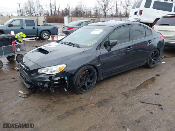 2018 Subaru WRX Premium with VIN JF1VA1C62J9821208, listed as a IAAI auction lot 41509874 with 75,341 mi miles. Bid and sale history available at carsss.com. Image 2.