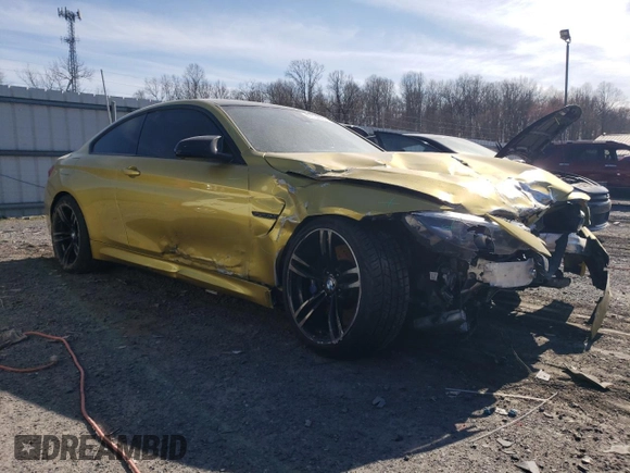 2018 BMW M4 with VIN WBS4Y9C53JAA92542, listed as a Copart auction lot 47454984 with 60,783 mi miles and Salvage Title. Bid and sale history available at carsss.com. Image 4.