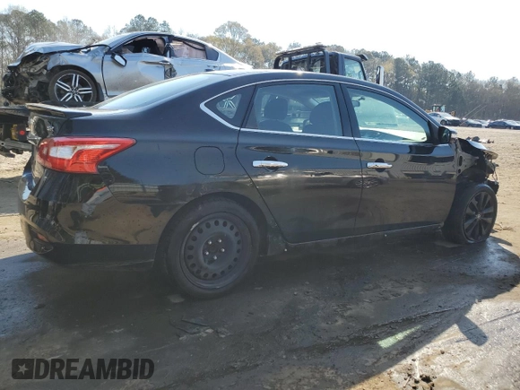 2017 Nissan Sentra S with VIN 3N1AB7AP3HY392978, listed as a Copart auction lot 47492374 with 55,888 mi miles and Salvage title. Bid and sale history available at DreamBid. Image 3.
