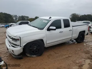2018 Chevrolet Silverado 1500 LTZ with VIN 1GCVKSEC6JZ110031, listed as a Copart auction lot 82904204 with 91,218 mi miles and Salvage Title. Bid and sale history available at carsss.com. Image 1.