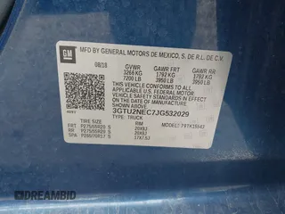 2018 GMC Sierra 1500 SLT z VIN 3GTU2NEC7JG532029, wystawiony jako IAAI lot #41930662 z przebiegiem 117 878 mil mil oraz . Historia ofert i sprzedaży dostępna na DreamBid. Obrazek 9.