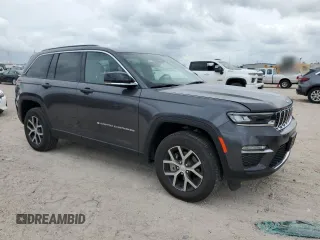 2024 Jeep Grand Cherokee Limited z VIN 1C4RJHBG0R8514555, wystawiony jako Copart lot #55113195 z przebiegiem 4 707 mil mil oraz Szkoda całkowita • Salvage title. Historia ofert i sprzedaży dostępna na DreamBid. Obrazek 4.
