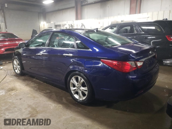 2013 Hyundai Sonata Limited with VIN 5NPEC4AC4DH652285, listed as a Copart auction lot 42961765 with 176,434 mi miles and Salvage Title. Bid and sale history available at DreamBid. Image 2.