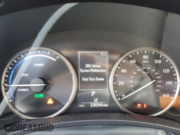 2021 Lexus NX with VIN JTJGJRDZ2M2161823, listed as a Copart auction lot 50241265 with 33,054 mi miles and Salvage Title. Bid and sale history available at carsss.com. Image 9.