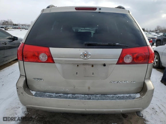 2008 Toyota Sienna CE with VIN 5TDZK23C08S148189, listed as a Copart auction lot 44721685 with 274,288 mi miles and Clean Title. Bid and sale history available at carsss.com. Image 6.