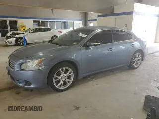 2012 Nissan Maxima SV with VIN 1N4AA5AP9CC813100, listed as a Copart auction lot 61155655 with 182,200 mi miles and Salvage title. Bid and sale history available at DreamBid. Image 1.