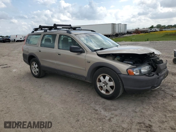 2002 Volvo V70 with VIN YV1SZ58D821075359, listed as a Copart auction lot 54994675 with 146,070 mi miles and Salvage title. Bid and sale history available at DreamBid. Image 4.