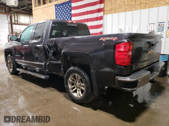 2014 Chevrolet Silverado 1500 LTZ with VIN 1GCVKSEC0EZ377719, listed as a Copart auction lot 52186575 with 62,580 mi miles and Salvage Title. Bid and sale history available at DreamBid. Image 2.