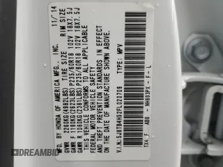 2015 Acura RDX Technology z VIN 5J8TB4H52FL020709, wystawiony jako Copart lot #52940415 z przebiegiem 130 519 mil mil oraz Czysty tytuł • Clean title. Historia ofert i sprzedaży dostępna na DreamBid. Obrazek 14.