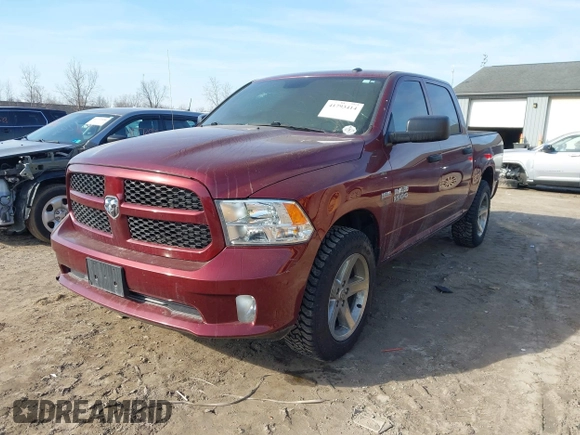 2017 Ram 1500 Express z VIN 3C6RR7KTXHG714195, wystawiony jako IAAI lot #41793414 z przebiegiem Nie podano mil oraz . Historia ofert i sprzedaży dostępna na DreamBid. Obrazek 2.