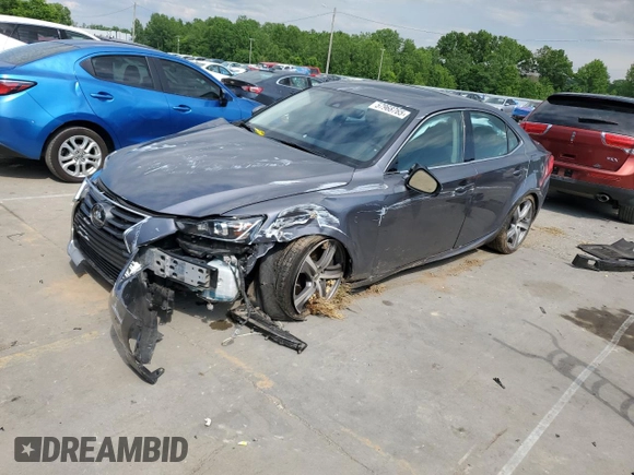 2018 Lexus IS 300 with VIN JTHC81D24J5030385, listed as a Copart auction lot 57968765 with 135,212 mi miles and Salvage title. Bid and sale history available at DreamBid. Image 1.