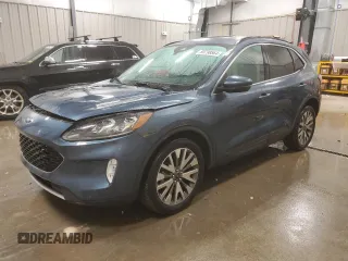 2020 Ford Escape Titanium Hybrid z VIN 1FMCU9DZ4LUB62365, wystawiony jako Copart lot #80798564 z przebiegiem 45 475 mil mil oraz Szkoda całkowita • Salvage title. Historia ofert i sprzedaży dostępna na DreamBid. Obrazek 1.