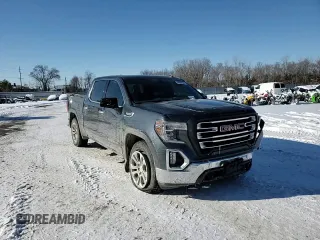 2021 GMC Sierra 1500 SLT with VIN 1GTU9DET9MZ317228, listed as a Copart auction lot 44962005 with 97,980 mi miles and Salvage title. Bid and sale history available at DreamBid. Image 11.