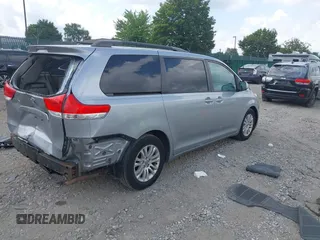 2011 Toyota Sienna XLE AAS with VIN 5TDYK3DCXBS133044, listed as a IAAI auction lot 42722691 with 179,497 mi miles and . Bid and sale history available at DreamBid. Image 4.