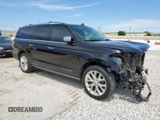 2019 Ford Expedition Max Platinum with VIN 1FMJK1MT7KEA07473, listed as a Copart auction lot 57875735 with 89,450 mi miles and Salvage title. Bid and sale history available at DreamBid. Image 4.