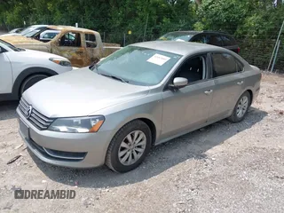 2014 Volkswagen Passat Wolfsburg Edition with VIN 1VWAT7A34EC097719, listed as a IAAI auction lot 42483880 with 255,655 mi miles and . Bid and sale history available at DreamBid. Image 2.