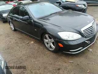 2012 Mercedes-Benz S 550 with VIN WDDNG9EBXCA443941, listed as a IAAI auction lot 40790743 with 177,681 mi miles and . Bid and sale history available at DreamBid. Image 1.