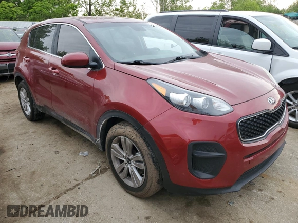 2017 Kia Sportage LX with VIN KNDPM3AC3H7114946, listed as a Copart auction lot 54172264 with 114,887 mi miles and Salvage Title. Bid and sale history available at carsss.com. Image 4.