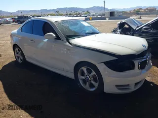 2009 BMW 1 Series 128i with VIN WBAUP73549VK74523, listed as a IAAI auction lot 41337097 with 108,608 mi miles and . Bid and sale history available at carsss.com. Image 1.