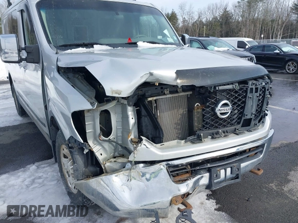 2012 Nissan NV SV with VIN 1N6AF0KY7CN111204, listed as a IAAI auction lot 41629282 with 102,508 mi miles. Bid and sale history available at carsss.com. Image 6.