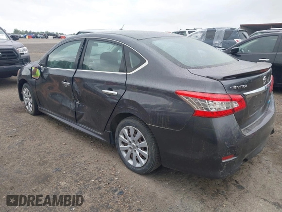 2013 Nissan Sentra S with VIN 3N1AB7AP2DL619763, listed as a IAAI auction lot 41971146 with 146,011 mi miles and . Bid and sale history available at DreamBid. Image 3.