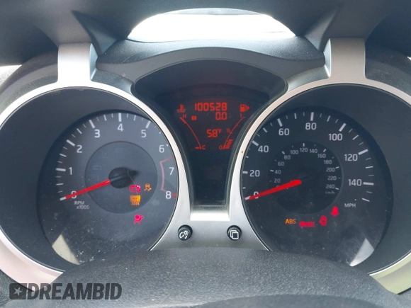 2014 Nissan Juke S with VIN JN8AF5MR1ET351423, listed as a IAAI auction lot 41581183 with 100,528 mi miles. Bid and sale history available at carsss.com. Image 7.