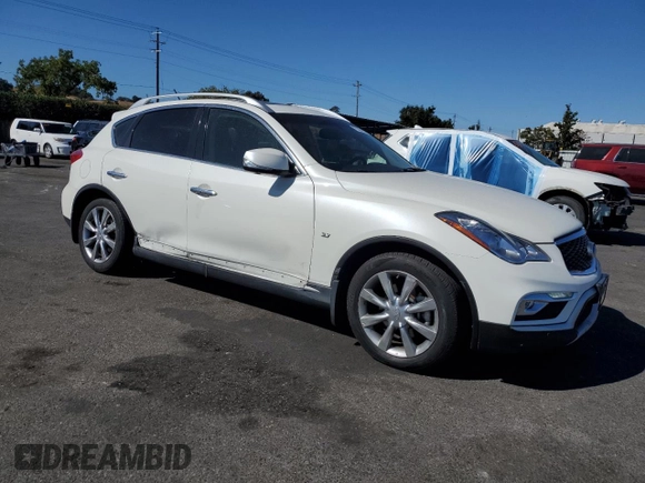 2016 Infiniti QX50 with VIN JN1BJ0RPXGM231063, listed as a Copart auction lot 76352804 with 95,889 mi miles and Salvage Title. Bid and sale history available at carsss.com. Image 4.