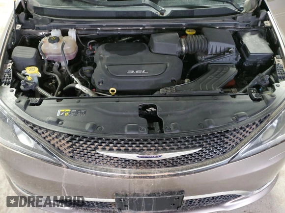 2017 Chrysler Pacifica Limited with VIN 2C4RC1GG3HR752008, listed as a Copart auction lot 50232125 with 125,994 mi miles and Salvage Title. Bid and sale history available at DreamBid. Image 12.