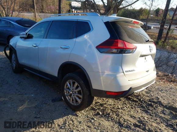 2018 Nissan Rogue S with VIN KNMAT2MT1JP597051, listed as a IAAI auction lot 41814178 with 181,563 mi miles and . Bid and sale history available at carsss.com. Image 3.
