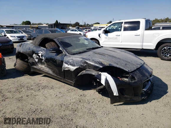 2014 Jaguar F-Type V6 with VIN SAJWA6E75E8K03346, listed as a Copart auction lot 69998944 with Not Provided miles and Salvage Title. Bid and sale history available at DreamBid. Image 4.