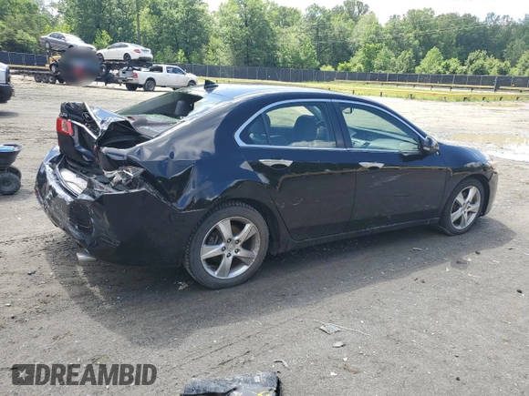 2012 Acura TSX with VIN JH4CU2F48CC016567, listed as a Copart auction lot 56769345 with 146,288 mi miles and Salvage title. Bid and sale history available at DreamBid. Image 3.