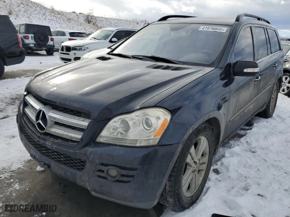2007 Mercedes-Benz GL-Class with VIN 4JGBF22E47A210693, listed as a Copart auction lot 41978865 with 243,297 mi miles and Clean Title. Bid and sale history available at carsss.com. Image 1.