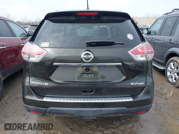 2016 Nissan Rogue SV with VIN KNMAT2MV7GP638096, listed as a IAAI auction lot 41741596 with 109,451 mi miles. Bid and sale history available at carsss.com. Image 16.