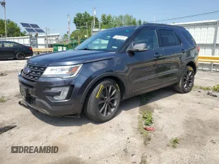 2017 Ford Explorer XLT with VIN 1FM5K8D82HGB29998, listed as a Copart auction lot 62331315 with 59,248 mi miles and Salvage title. Bid and sale history available at DreamBid. Image 1.