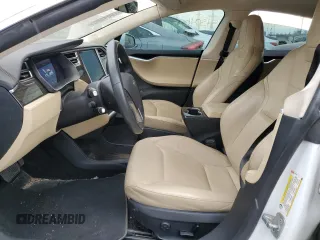2015 Tesla Model S 85D with VIN 5YJSA1S21FF089159, listed as a Copart auction lot 51504605 with 58,944 mi miles and Clean Title. Bid and sale history available at carsss.com. Image 7.