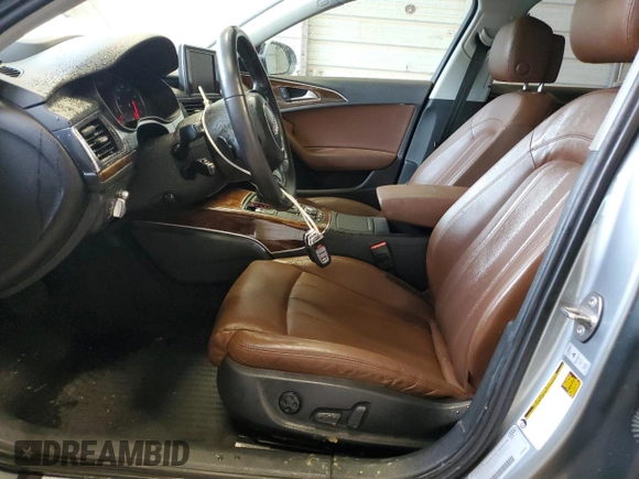 2013 Audi A6 Prestige with VIN WAUJGAFC9DN060792, listed as a Copart auction lot 58141305 with 129,735 mi miles and Salvage title. Bid and sale history available at DreamBid. Image 7.