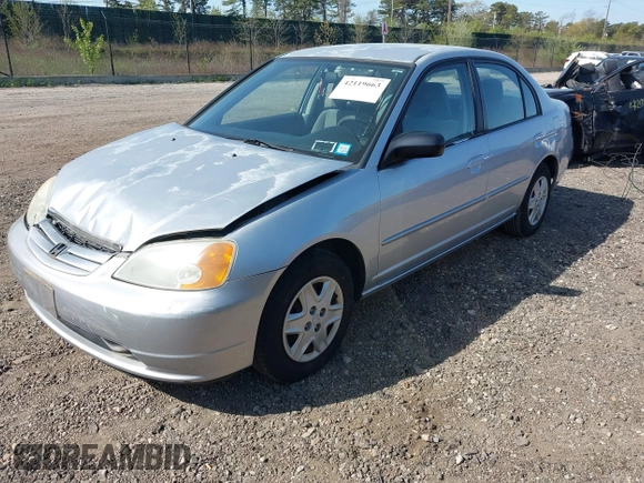 2003 Honda Civic LX with VIN 2HGES16593H500880, listed as a IAAI auction lot 42119663 with 79,716 mi miles. Bid and sale history available at carsss.com. Image 2.
