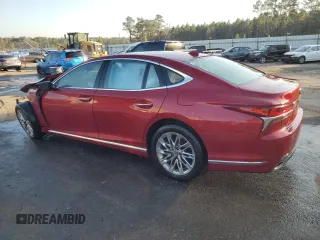 2018 Lexus LS with VIN JTHB51FF5J5002860, listed as a Copart auction lot 42040125 with 29,902 mi miles and Salvage Title. Bid and sale history available at carsss.com. Image 2.
