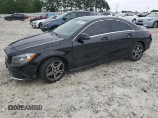 2018 Mercedes-Benz CLA 250 with VIN WDDSJ4EB1JN557324, listed as a Copart auction lot 55088825 with 86,786 mi miles and Salvage title. Bid and sale history available at DreamBid. Image 1.