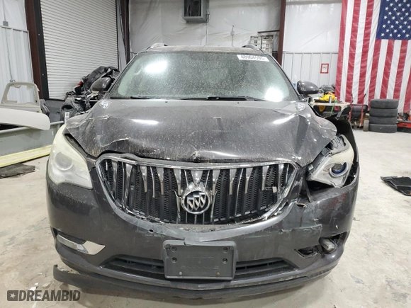 2015 Buick Enclave Leather with VIN 5GAKRBKDXFJ371133, listed as a Copart auction lot 48904595 with 136,046 mi miles and Salvage Title. Bid and sale history available at carsss.com. Image 5.