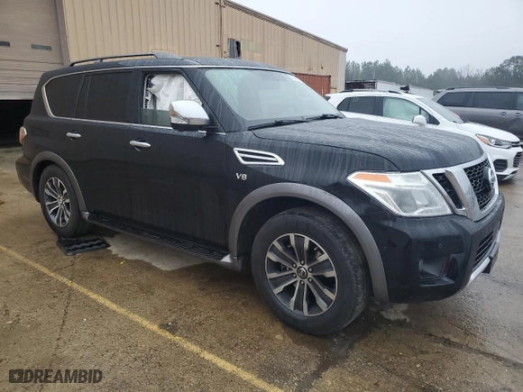 2018 Nissan Armada SL with VIN JN8AY2ND2J9059816, listed as a Copart auction lot 44941575 with 142,732 mi miles and Salvage Title. Bid and sale history available at carsss.com. Image 4.