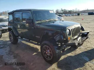 2008 Jeep Wrangler Unlimited Rubicon with VIN 1J8GA69168L591643, listed as a Copart auction lot 83655374 with 140,309 mi miles and Salvage Title. Bid and sale history available at carsss.com. Image 4.