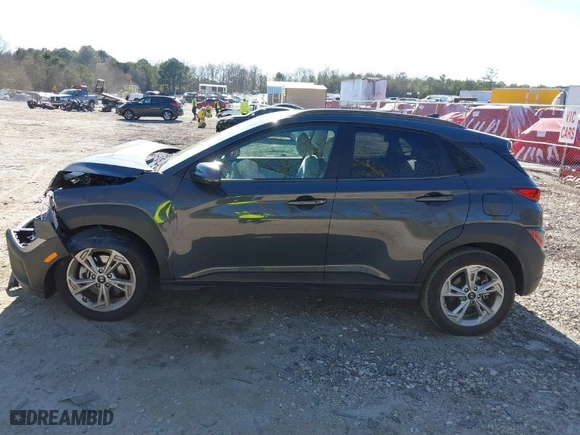 2023 Hyundai Kona SEL with VIN KM8K6CAB4PU019528, listed as a IAAI auction lot 41701685 with NaN miles. Bid and sale history available at carsss.com. Image 14.