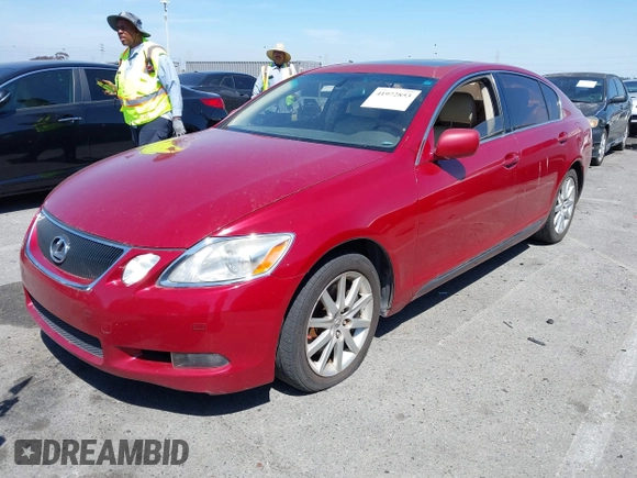 2007 Lexus GS 350 with VIN JTHBE96S170010374, listed as a IAAI auction lot 41972853 with 263,477 mi miles. Bid and sale history available at carsss.com. Image 2.