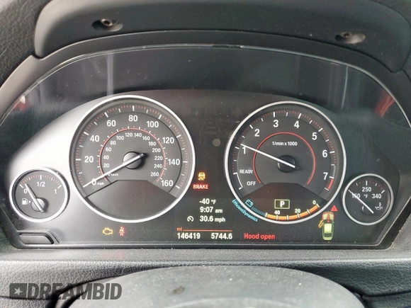 2014 BMW 3 Series 328i with VIN WBA3A5G50ENP27607, listed as a Copart auction lot 51286615 with 146,419 mi miles and Clean Title. Bid and sale history available at DreamBid. Image 9.