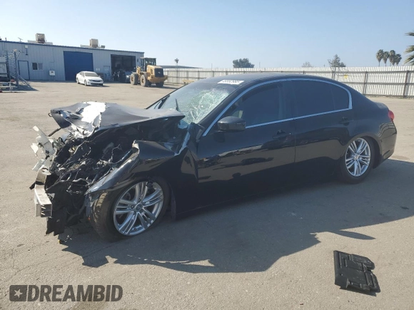 2013 Infiniti G37 x with VIN JN1CV6AR7DM357420, listed as a Copart auction lot 46552985 with Not Provided miles and Salvage Title. Bid and sale history available at DreamBid. Image 1.