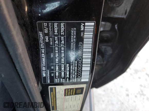 2012 Mercedes-Benz GLK GLK 350 with VIN WDCGG5GBXCF880179, listed as a Copart auction lot 49116745 with 185,109 mi miles and Salvage Title. Bid and sale history available at carsss.com. Image 15.