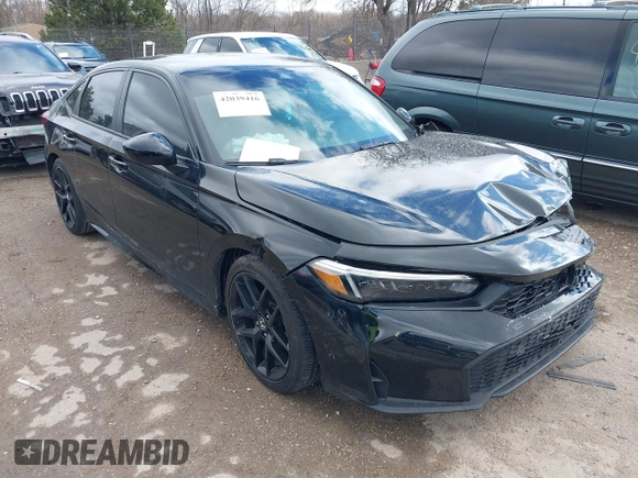 2025 Honda Civic Sport z VIN 2HGFE2F5XSH508552, wystawiony jako IAAI lot #42039416 z przebiegiem 16 703 mil mil oraz . Historia ofert i sprzedaży dostępna na DreamBid. Obrazek 1.